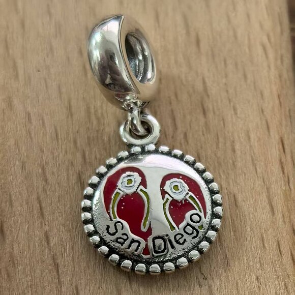 Pandora San Diego Seal Exclusive charm Pendant, S925 Silver Bracelets - Picture 1 of 4